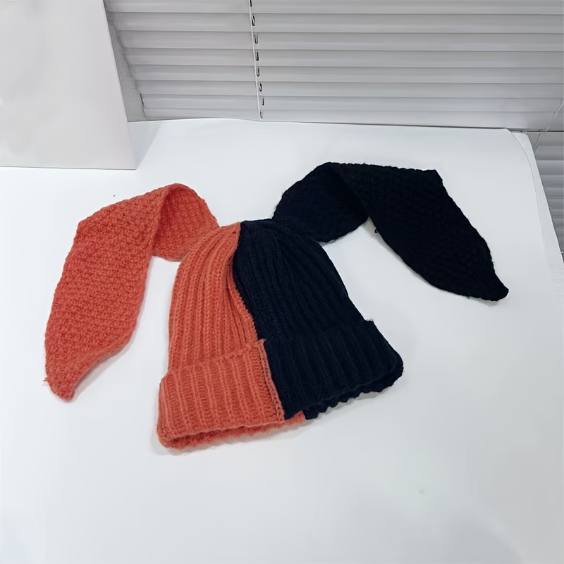 専用にいたしました【aさま専用】RABBIT EARS CUFF BEANIE - ニット