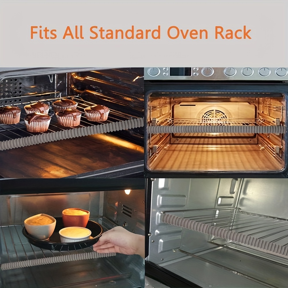 2-Pack Oven Rack Shields 14 Long (2-Pack) - Heat Resistant Oven Rack  Protectors