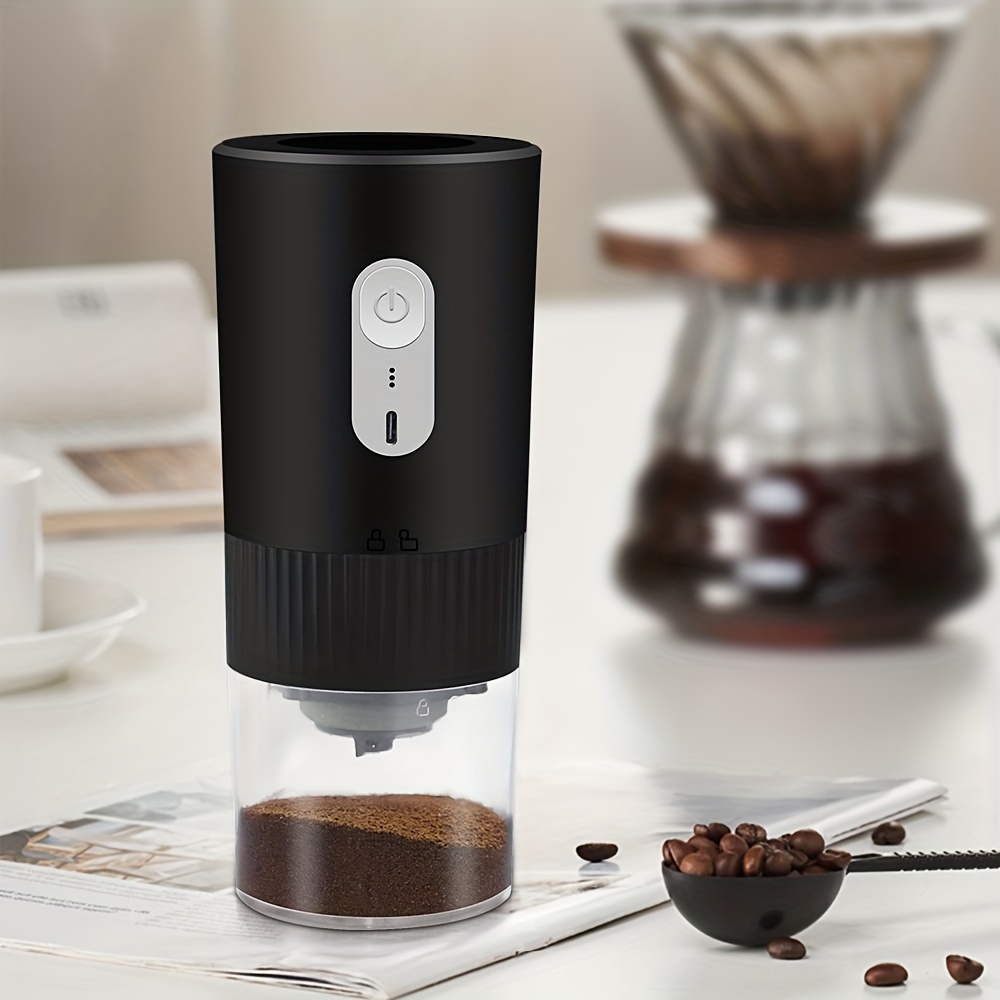 Portable Electric Burr Coffee Grinder Usb Rechargeable Small Coffee Bean  Grinder With Multiple Grinding Settings Automatic Conical Burr Grinder For  Espresso And French Press - Temu