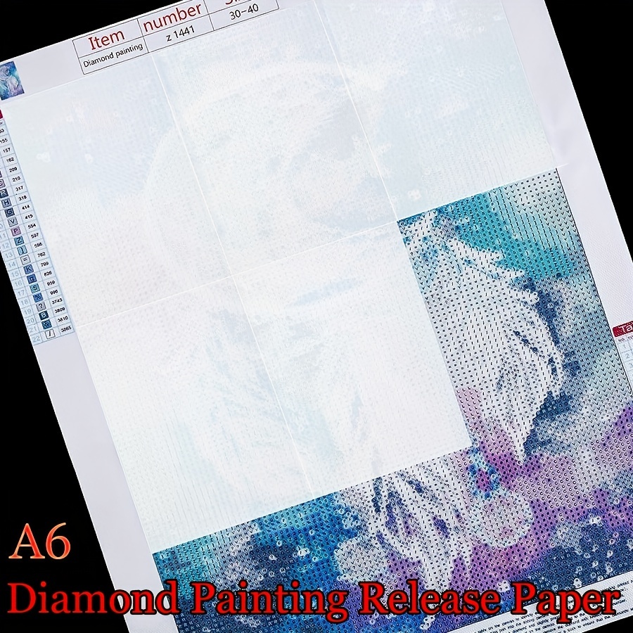 A6 Diamond Painting Release Cover Paper Non stick Diamond - Temu