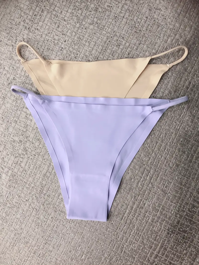 Women's Combination Seamless String Bikini Panties Low Waist - Temu