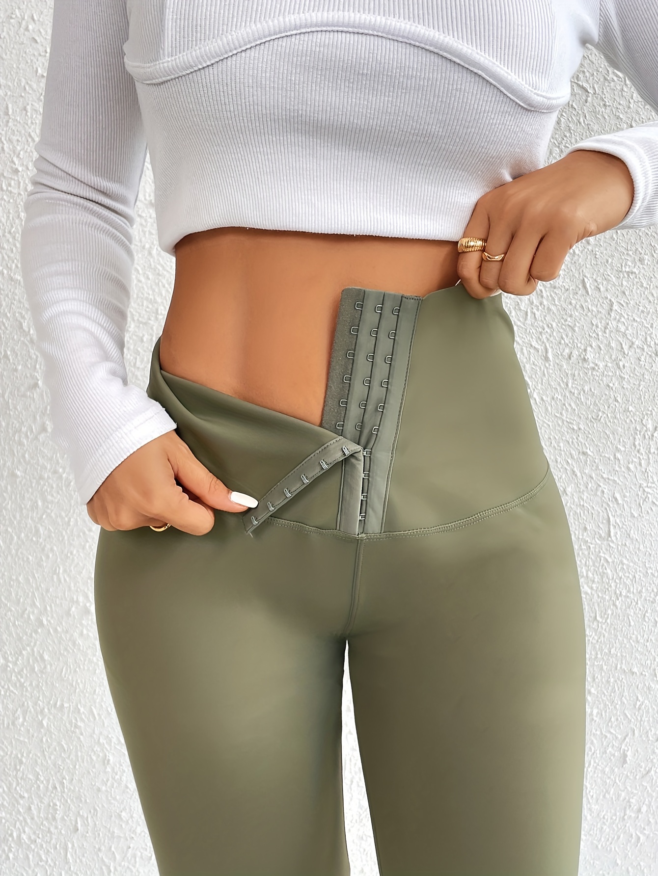 Women, Ladies tummy control pants with belt 97