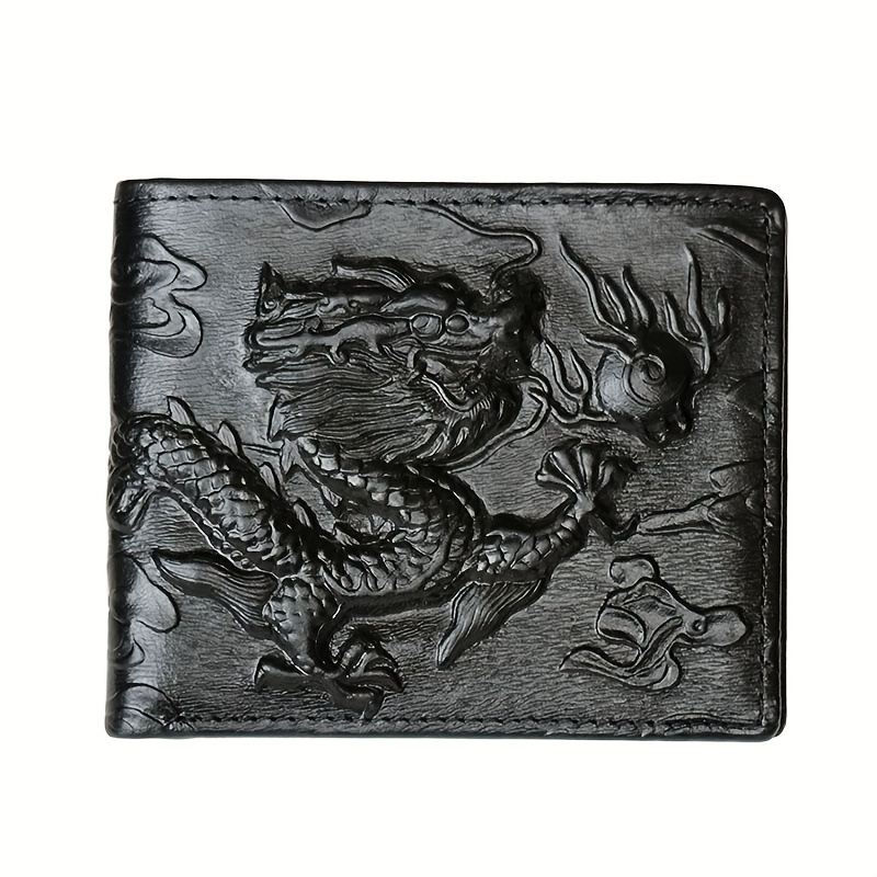 Men's Tiger Wallet Card Holder Vintage Leather