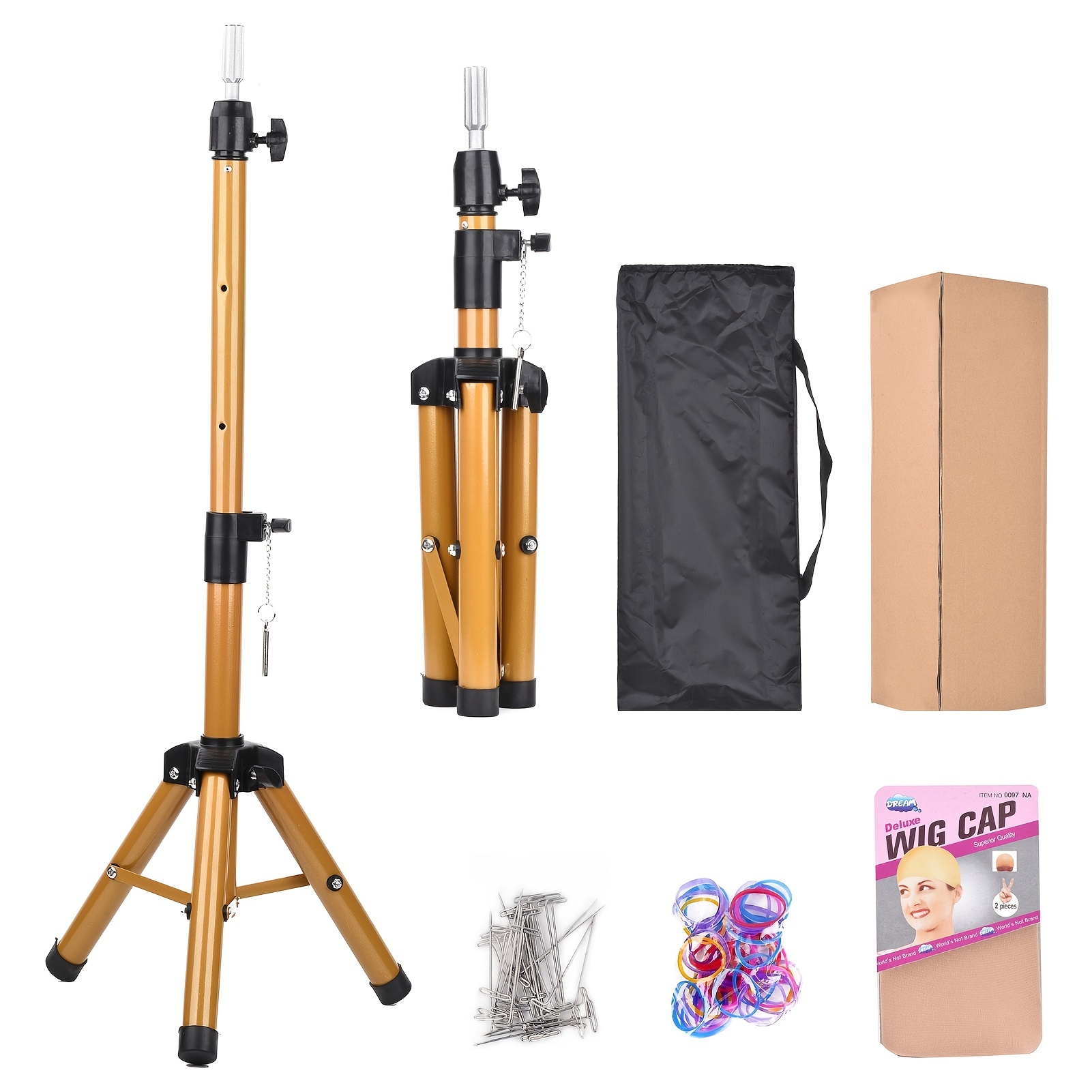 2024 Wig stand tripod move Hairdressing 