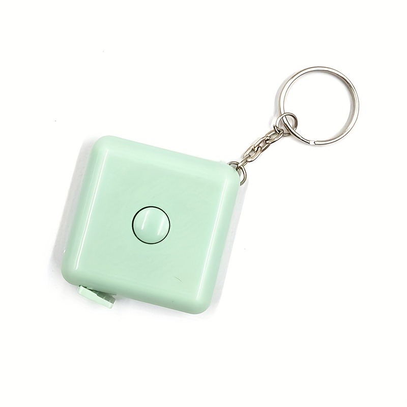 Porte-clés ruban à mesurer - Mini porte-clés ruban à mesurer - 70 cm -  Argent