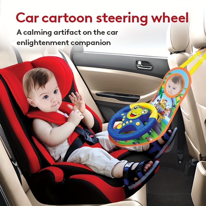 Lenkrad Kinder Bildung Simulation Simulation Fahrer Baby Sicherheitssitz  Früherziehung Auto Rücksitz Baby Spielzeug