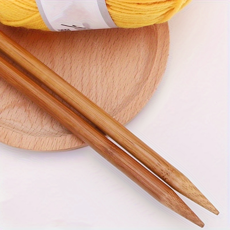 Double Ended Bamboo Knitting Needles Set, For Beginners And