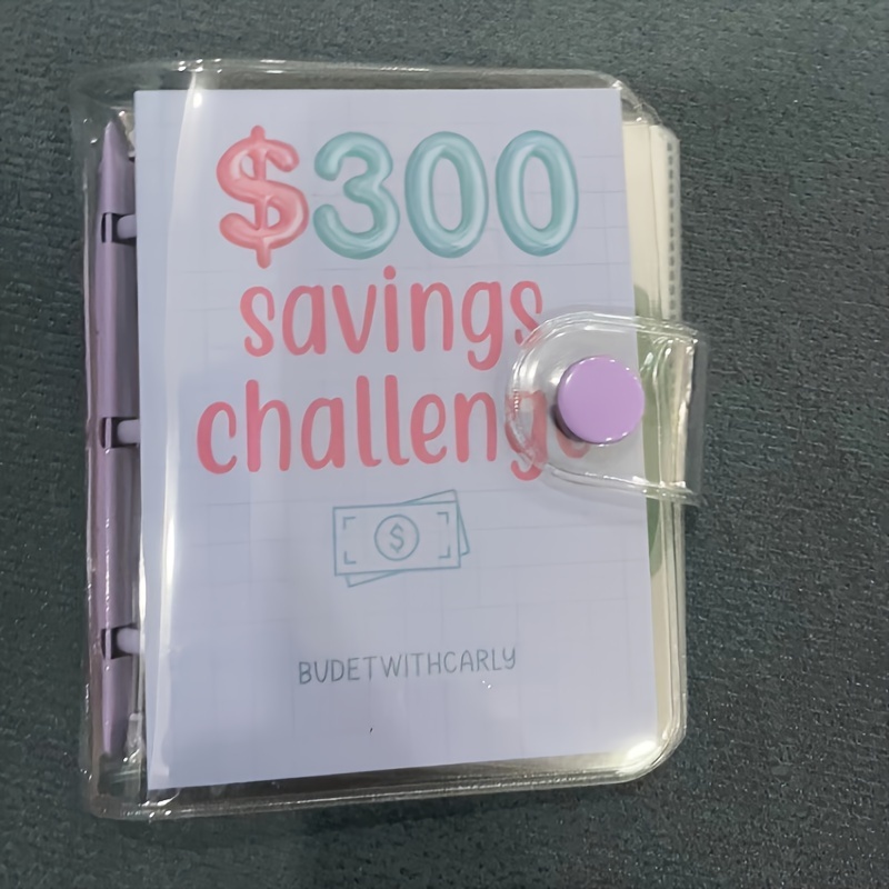 Mini Binder Saving Challenge 150/300/500/1000 Dollars Saving - Temu