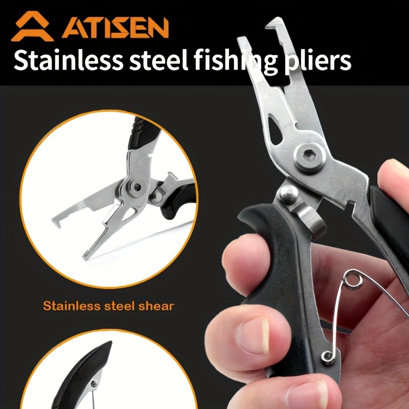 Stainless Steel Multifunctional Fishing Pliers - Temu