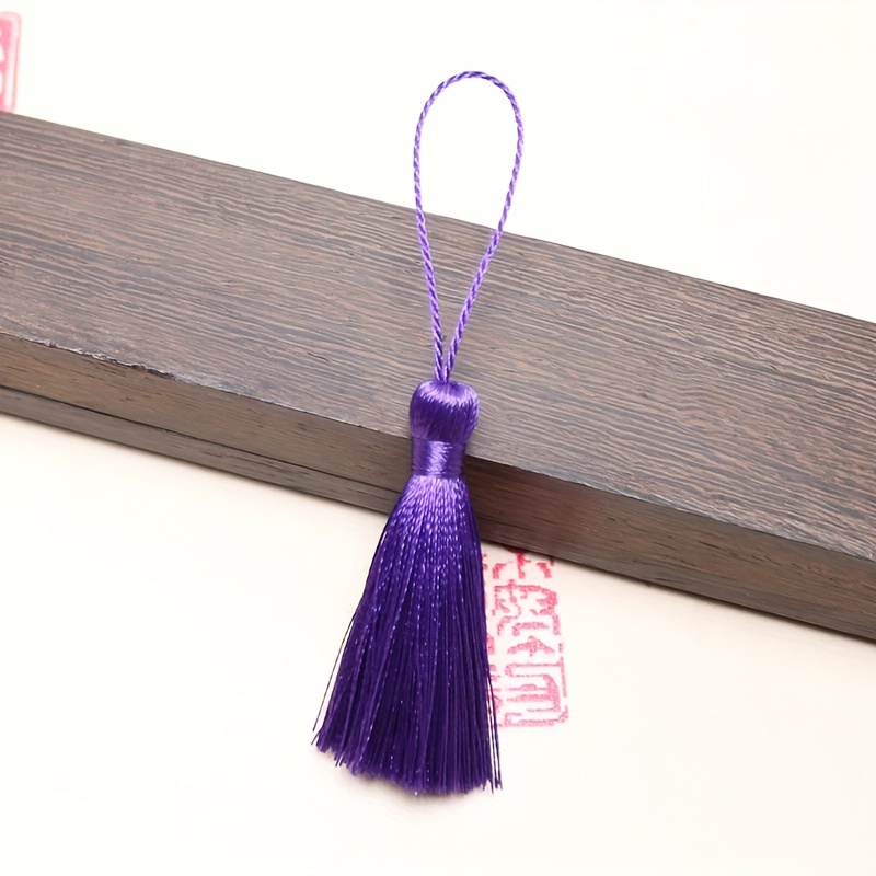 Length Bookmark Tassels Silky Handmade Soft Craft Tassels - Temu