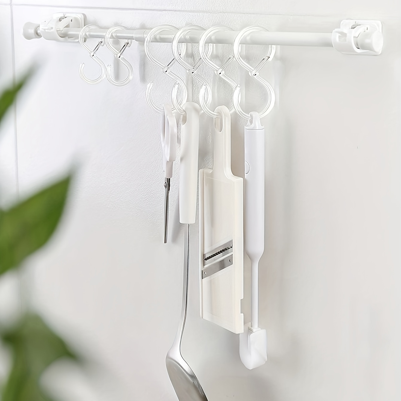 3pcs S Hook Lock Buckle Hanging Clothes Hook