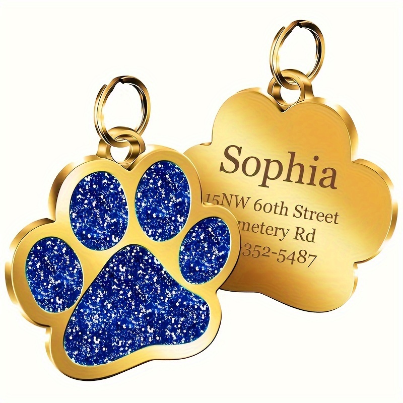 TEMU Op Maat Gemaakte Producten!!! Gepersonaliseerde Katten Hond Puppy Huisdier ID Naam Hangers, Aangepaste Hond Kat Tags, Halsband Tag Hanger