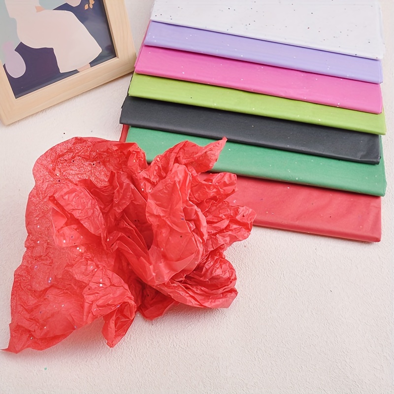 200 hojas de papel de seda para envolver regalos, 20 papel de seda de  colores surtidos, papel de manualidades de 8 x 12 pulgadas, papel de seda