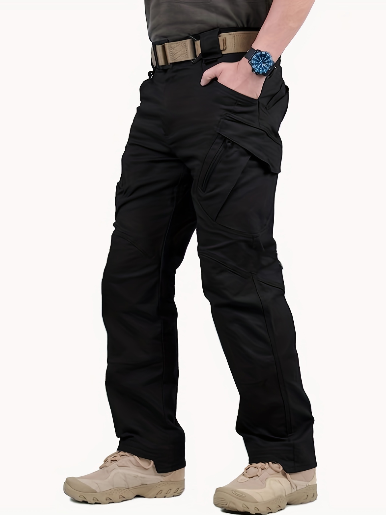 Men's Outdoor Multi Functional Tactical Pants Multi Pocket - Temu Canada