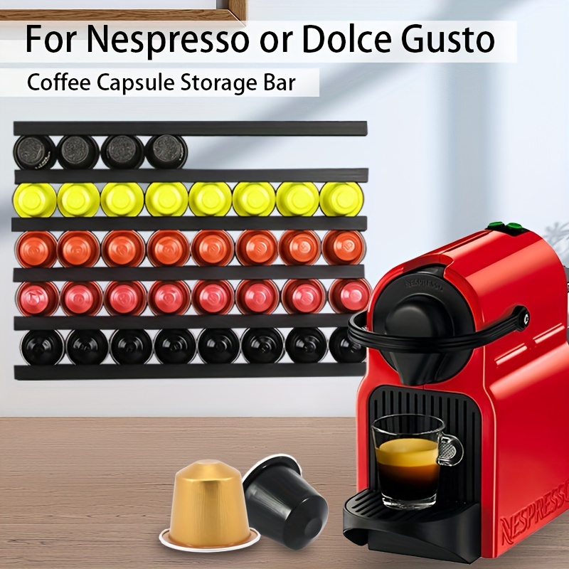 Cajón de almacenamiento de cápsulas de café dolce gusto, soporte para cápsulas  Nespresso, estante porta cápsulas