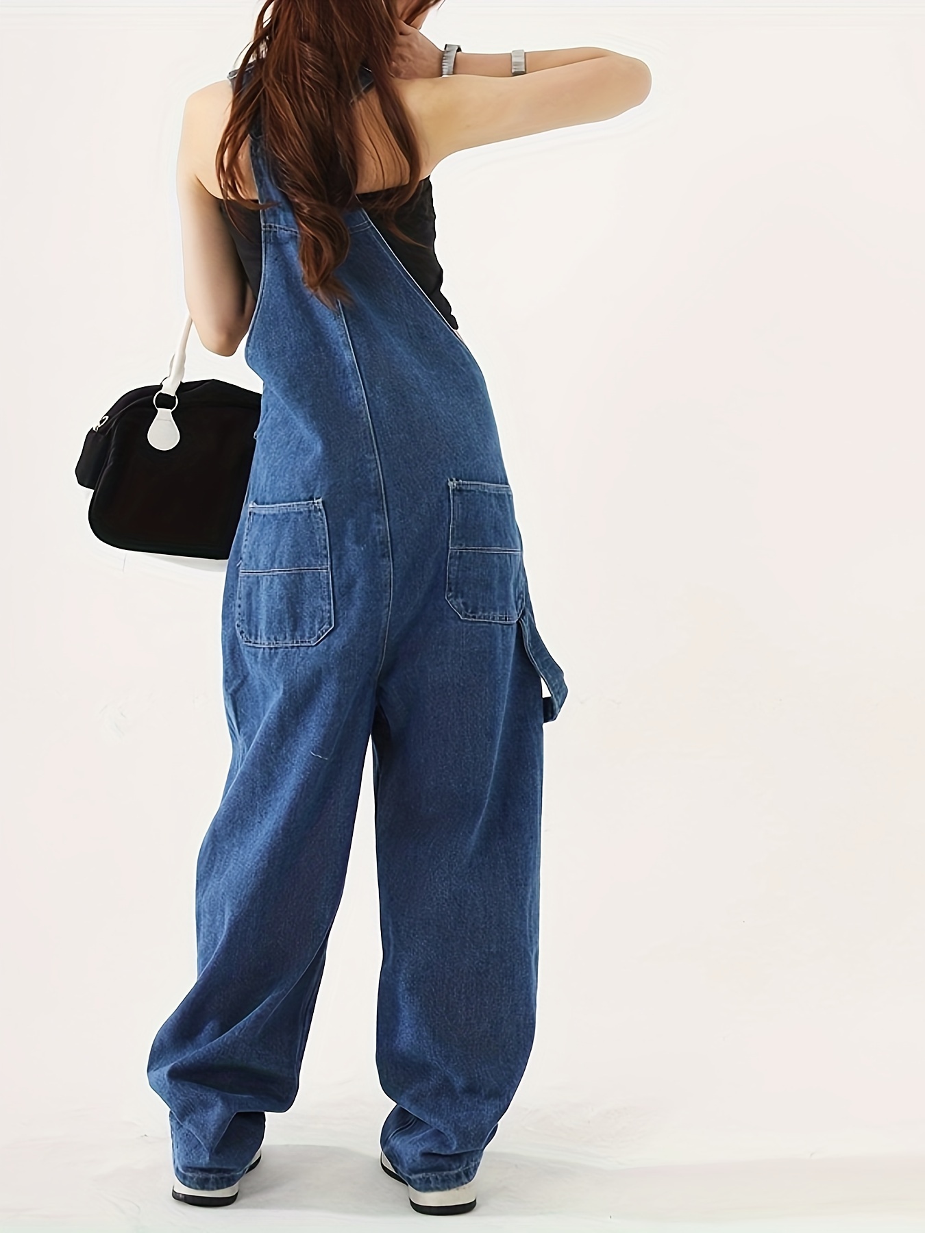 Baggy sales jean jumpsuit