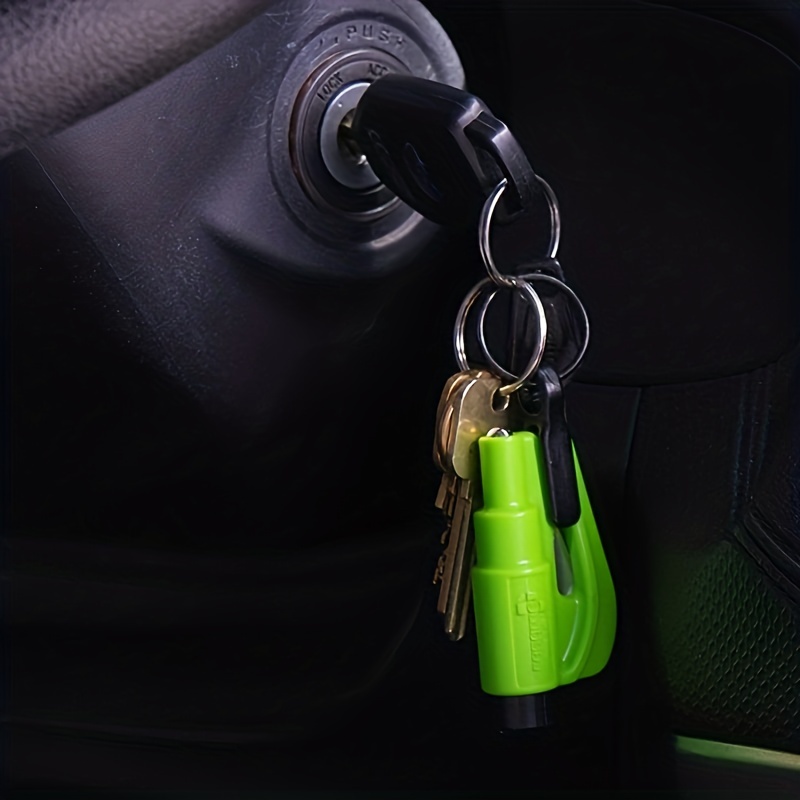Porte-clés brise-vitre de voiture portable, marteau de sécurité