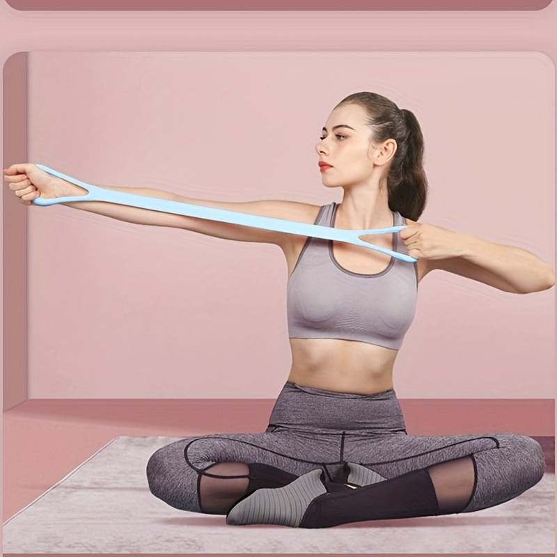 3pcs Pilates Yoga Elastic Resistance Bands, Exercise Stretch Flex Band For  Booty Legs Workout
