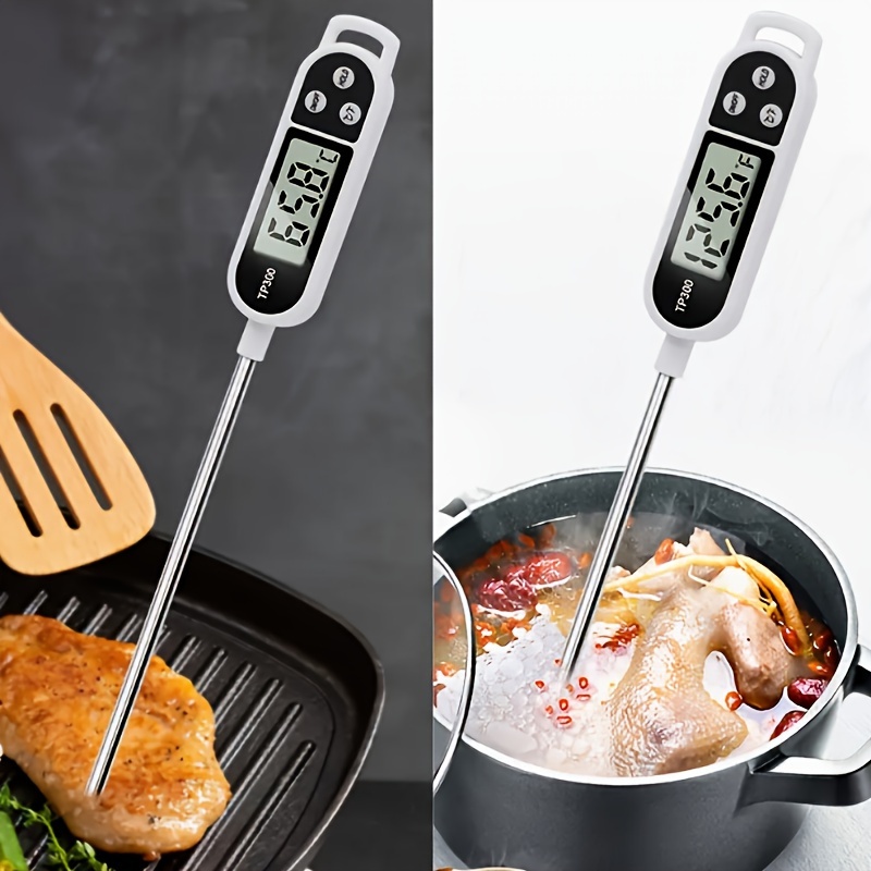 Thermomètre alimentaire numérique à lecture instantanée sonde à viande  testeur de température de cuisson de cuisine pour barbecue à lait