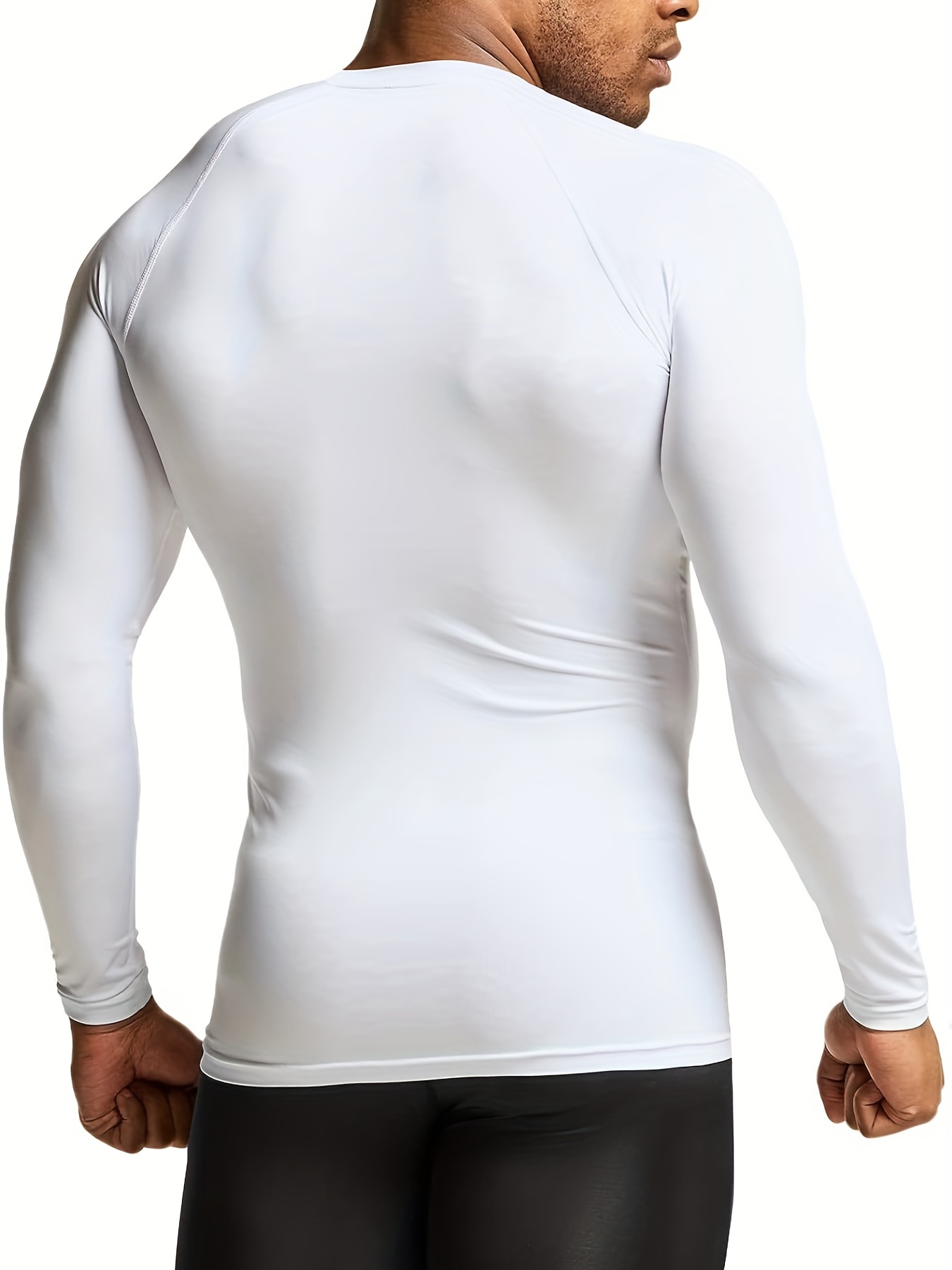 pack 3 Camisetas térmicas caballero manga larga 100% algodón