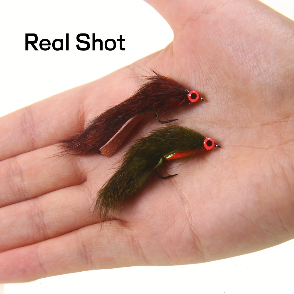 Luminous 3d Epoxy Fish Eyes Tying Streamer Flies Saltwater - Temu
