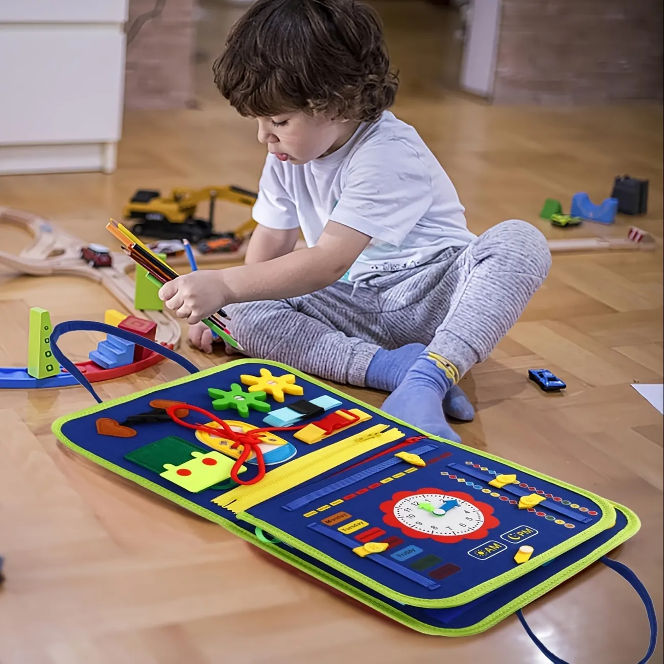 25 in 1 Busy Board: Montessori Toy For 1 4 Year Old Toddlers - Temu