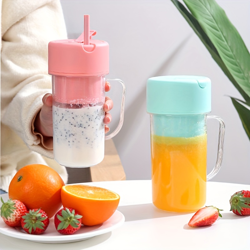  Clearance Portable Blenders for Shakes and Smoothies 400ml  Fruit Juicer USB Rechargeable with 6 Stainless Steel Powerful Durable  Blades Travel Cup and Lid Handheld Blenders for Sports Travel&Outdoors:  Home & Kitchen
