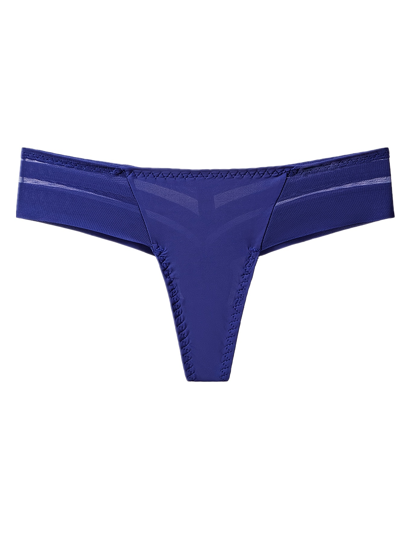 4pcs Women's High Elastic Seamless Comfortable T-back Thongs