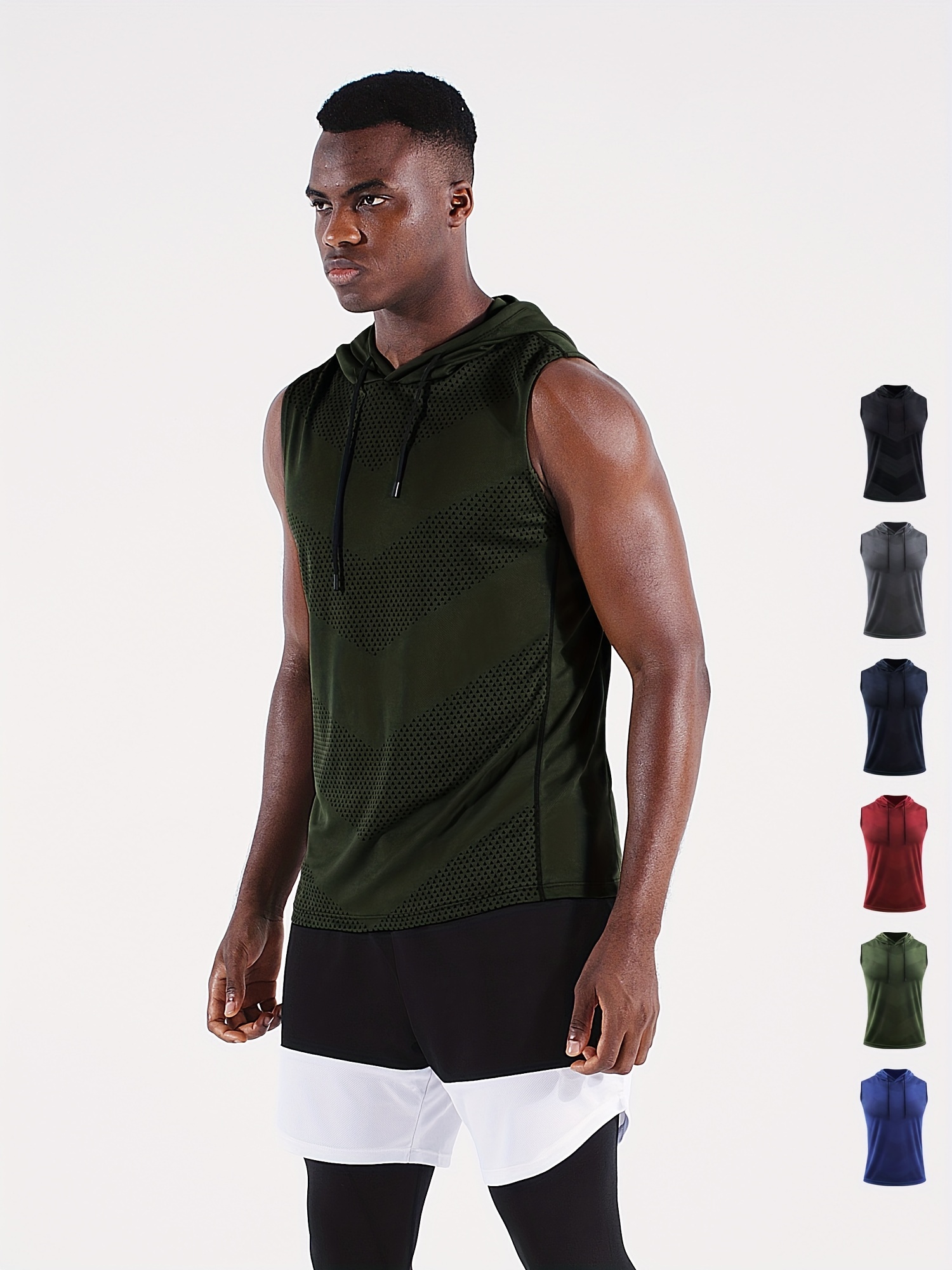 Mens Sleeveless Vest Tank Top Training Gym Sports Muscle Sports T-Shirt  Camisole 