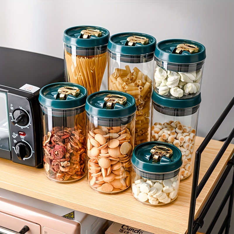 Airtight Food Storage Containers With Lids Candy Jars With - Temu