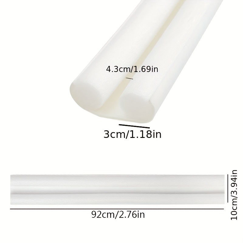 1pc, Tappo Per Spifferi Sul Fondo Della Porta, Guarnizione Per Porte Antivento  Sotto La Porta, Isolante Per Paraspifferi, Guarnizione In Schiuma Acustica Per  La Casa (37,4 Pollici Di Lunghezza Totale) - Temu Italy