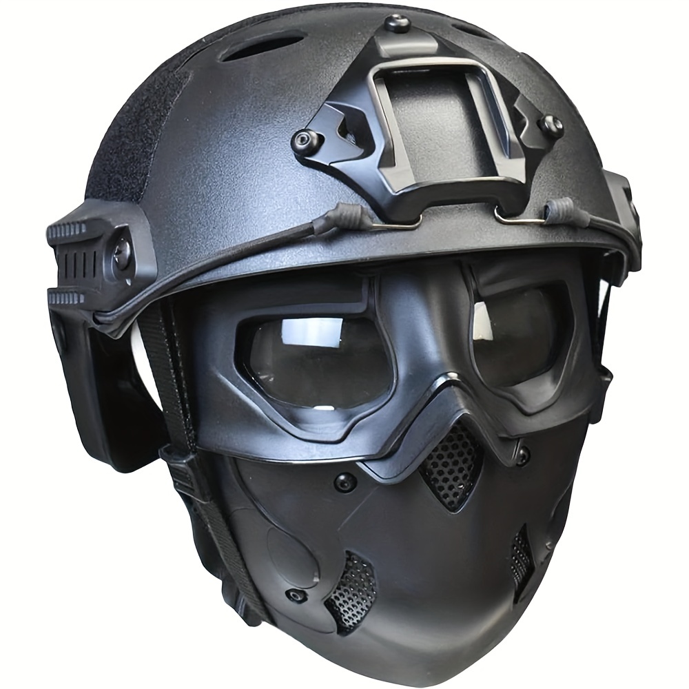 Máscara Airsoft Cara Completa Casco Táctico Máscara - Temu