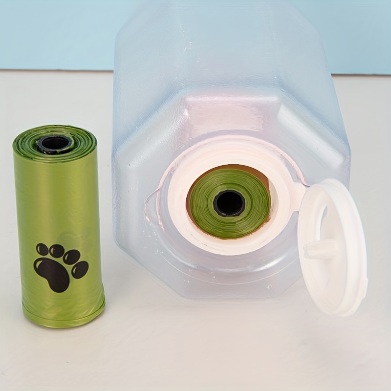 Portable Dog Water Bottle, 4-in-1 Dog Water Dispenser with Food