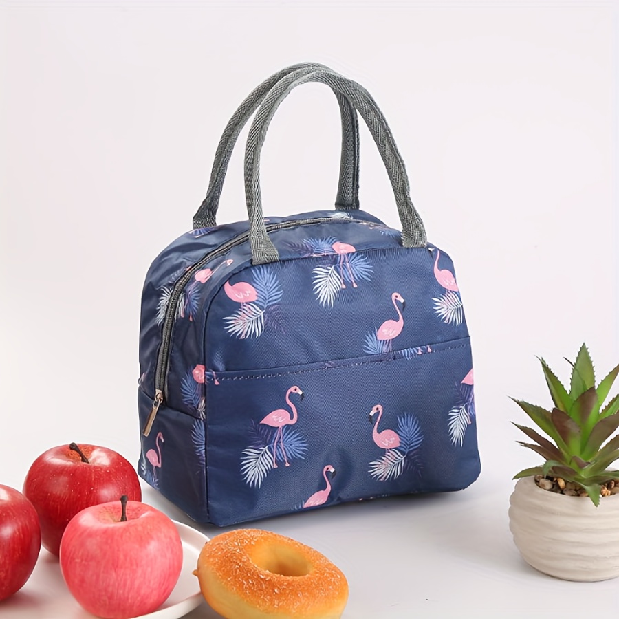 Trendy Printed Insulation Lunch Bag Borsa Porta Pranzo - Temu Italy