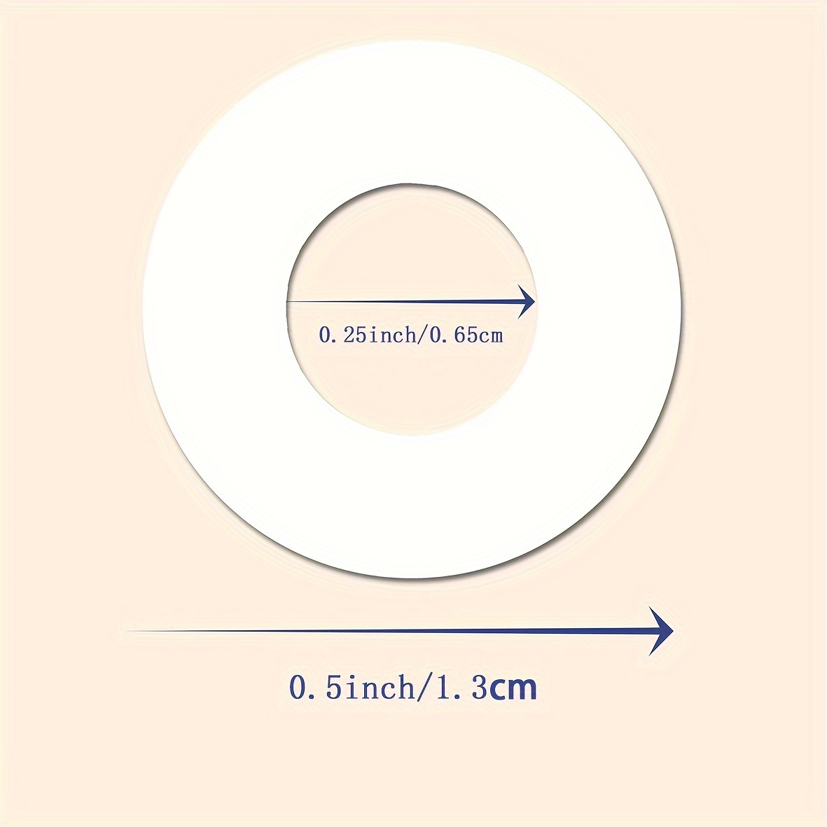 Reinforcement Hole Labels - White