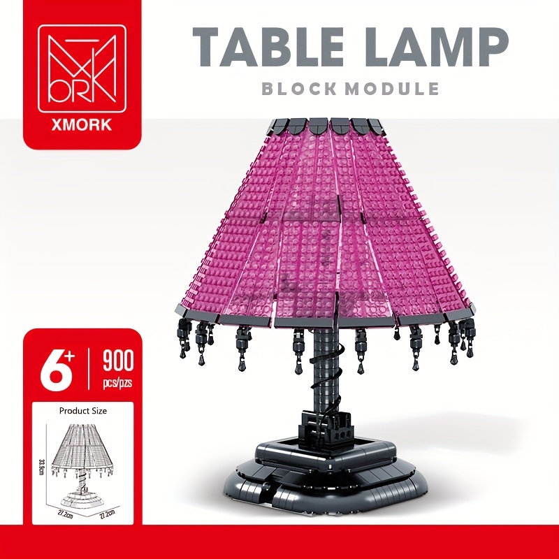 Stackable LED Retro Block Puzzle Lamp
