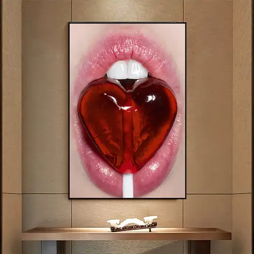 1 Stück Red Love Lollipop Poster Kreative Ideenposter - Temu Germany
