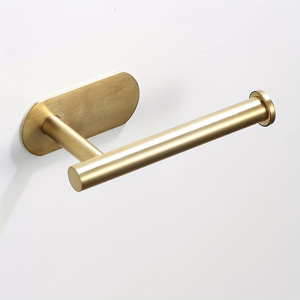 Polished Gold Wall Mount Bathroom Toilet Paper Holder Roll Tissue