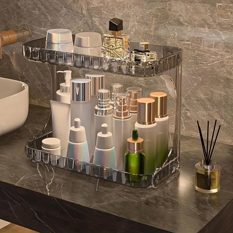 Bathroom Toiletries Shelf Countertop Storage Shelf Small - Temu