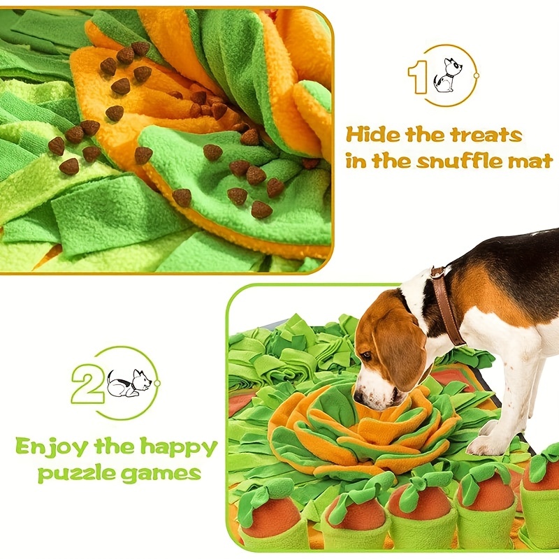 Snuffle Mat for Dogs and Cats,Dog Enrichment Toys Interactive Puzzle Slow  Feeder Washable,Pet Feeding Treats Mat Puzzle Training Toy for Large Medium