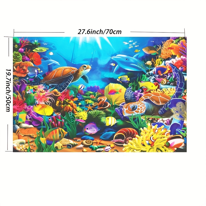 1pc Canvas Poster Modern Art Underwater World Underwater Sea Life