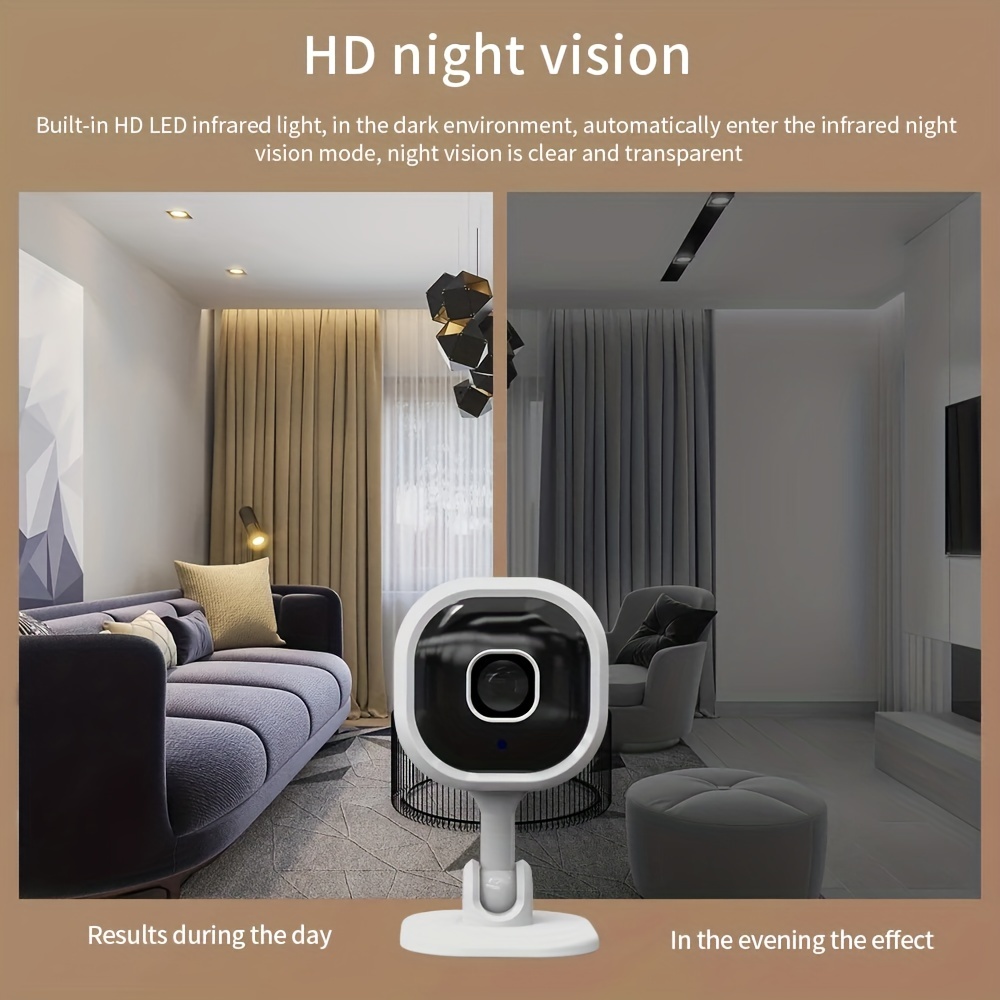 Caméra Super Canggih 360 HD - Surveillance WiFi Sans Fil Intelligent IP