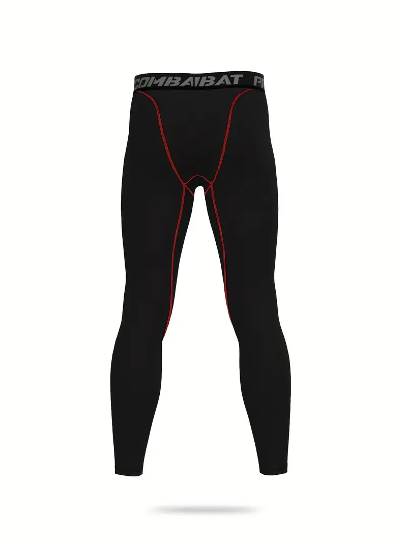Men's Solid Sports Leggings Active Quick Drying High Stretch - Temu