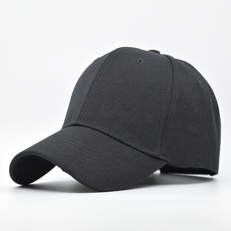 Solid Baseball Cap Street Retro Cap Sun Visor