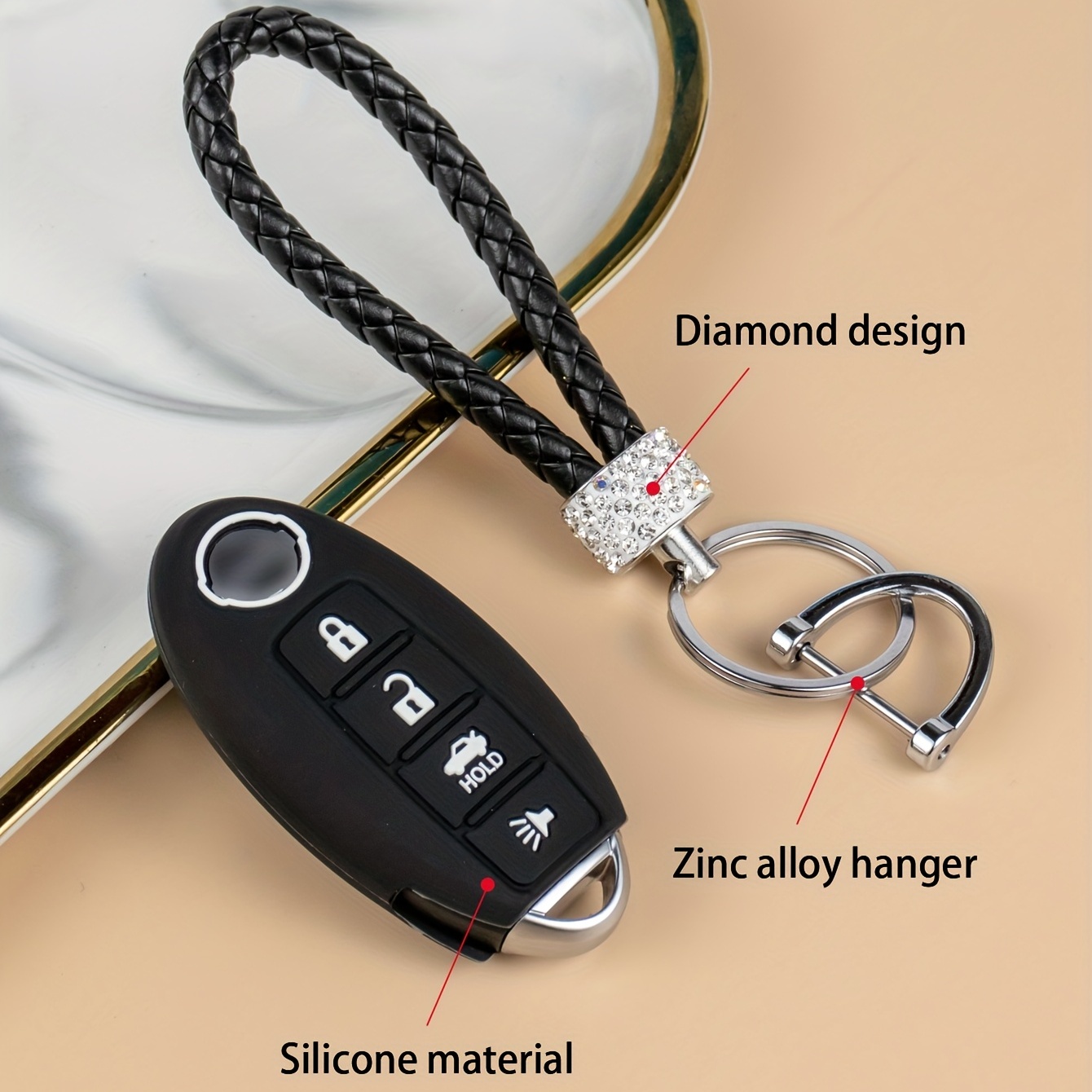 Special Silicone Soft Shell Car Key Shell + Artificial - Temu