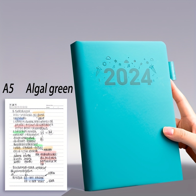 200 Pages 2024 Year Notebook With Insert Pen Design Soft - Temu