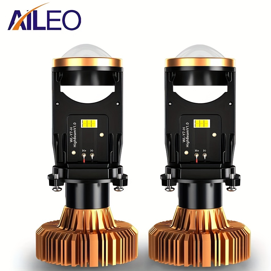 Upgrade Your Car with AILEO Canbus LED H4 Projector Lights - Super Bright  110W & 64000LM!
