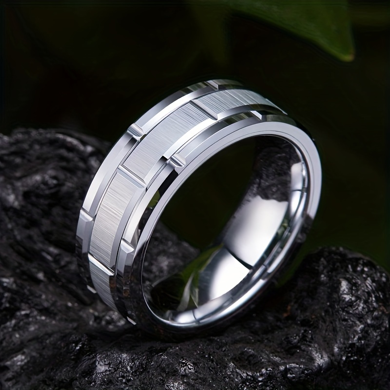 Mens rings on sale silver fashion