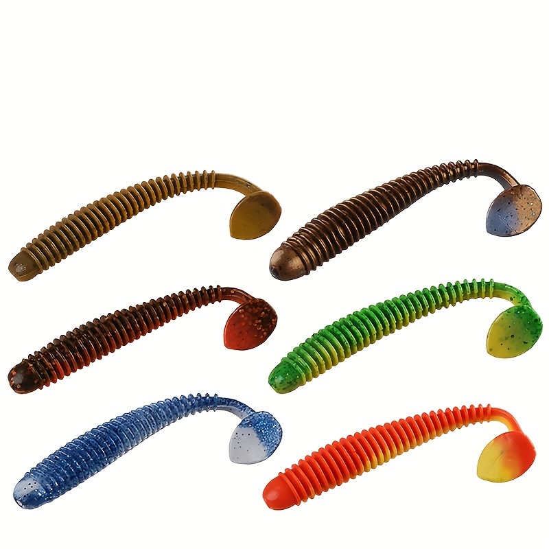 Bassking Paddle Tail Swimbaits: Catch Fish Bionic Soft - Temu