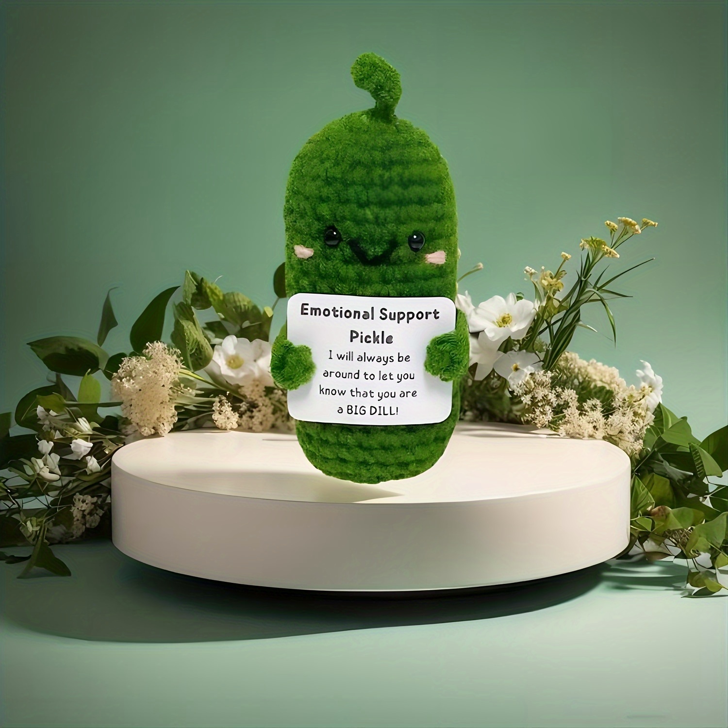 Handmade Emotional Support Pickled Cucumber Gift - Sunleny